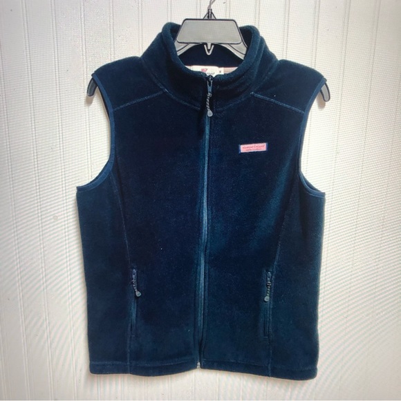 Vineyard Vines Navy Westerly Vest - Picture 3 of 6